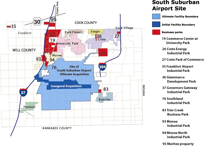 south suburban airport site