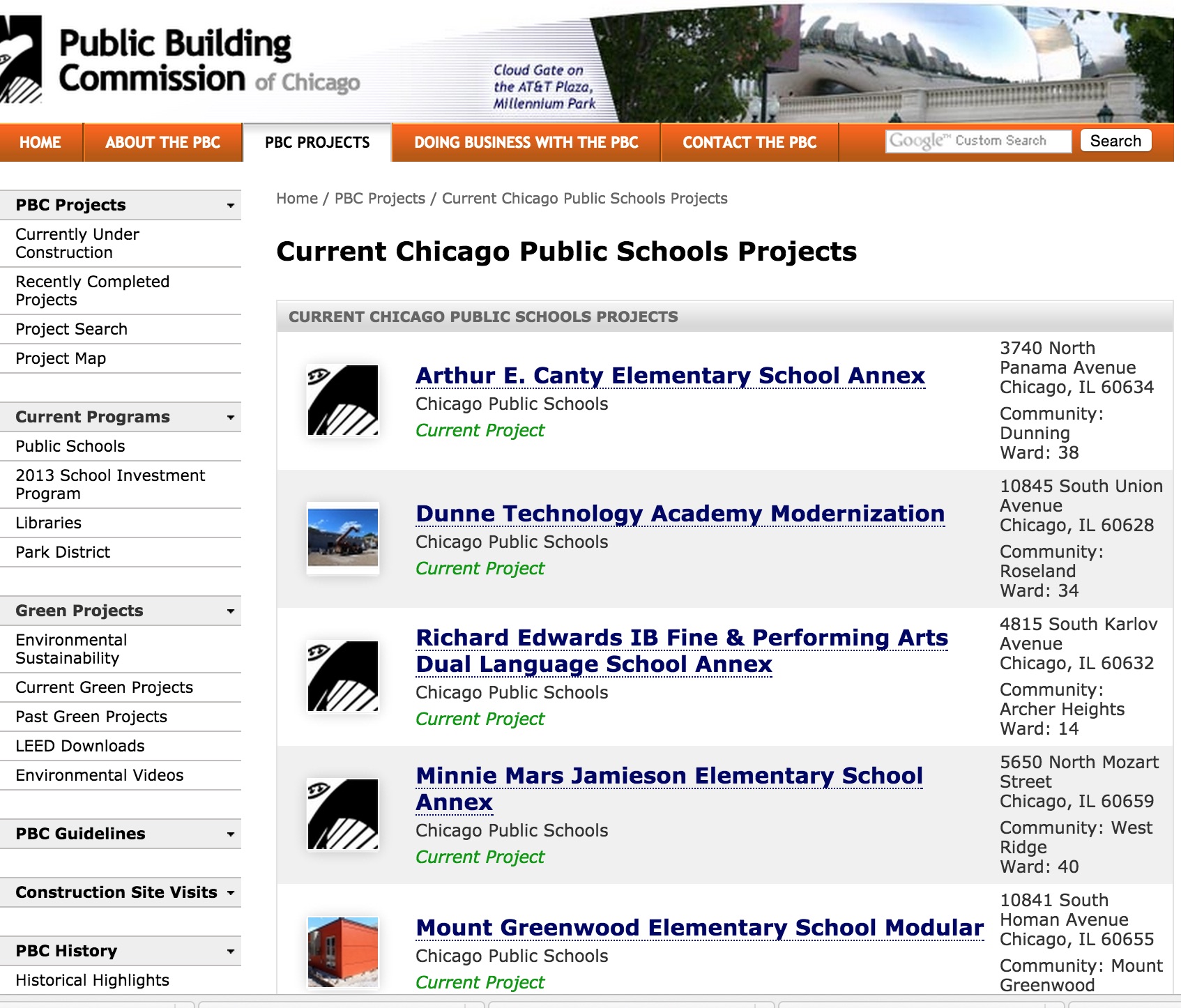 public schools construction chicago