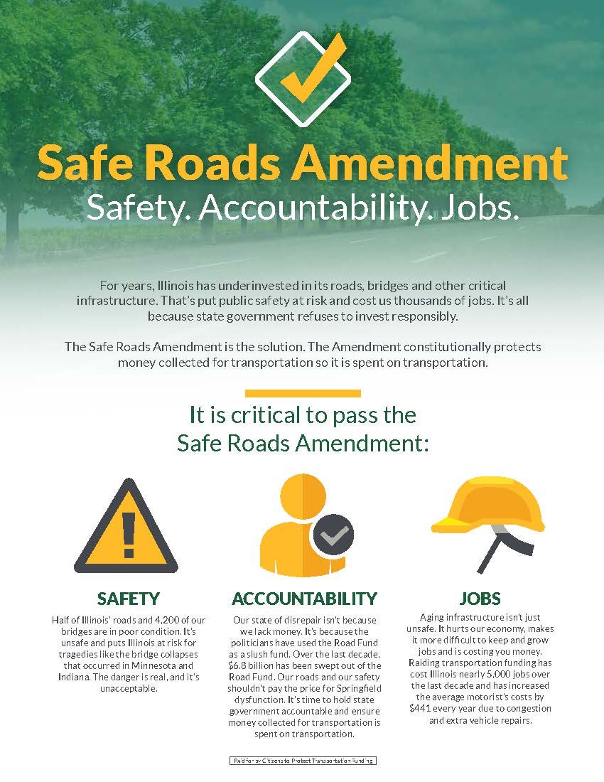 safe roads amendment poster