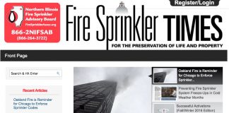 fire sprinkler board