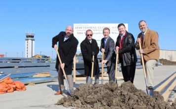 Hawthorne Aviation Services breaks ground on new hangar at Chicago Executive Airport