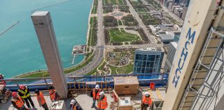 Aerial View of Vista Tower