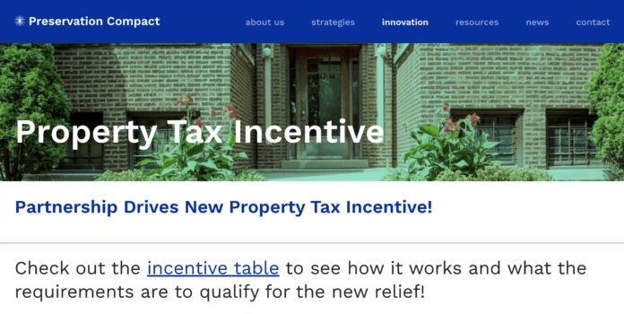 preservation compact property tax page