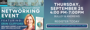 CBC Women’s SIG to host wellness-focused networking event Sept. 25 with Erin Clifford