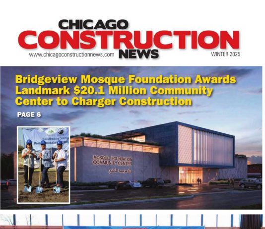Winter 2025/26 issue of Chicago Construction News published Chicago Construction News cover winter 2025/26