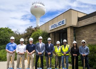 Path Construction breaks ground on new Libertyville police station designed by FGM Architects