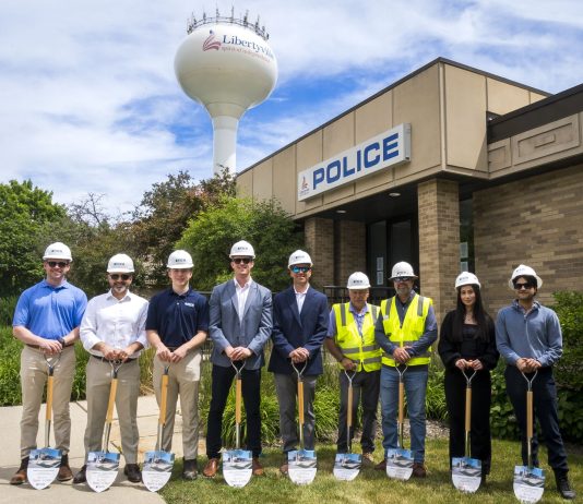 Path Construction breaks ground on new Libertyville police station designed by FGM Architects