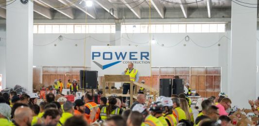 Power Construction tops out fifth data centre building in Hoffman Estates
