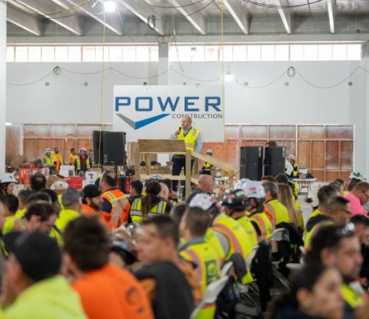 Power Construction tops out fifth data centre building in Hoffman Estates